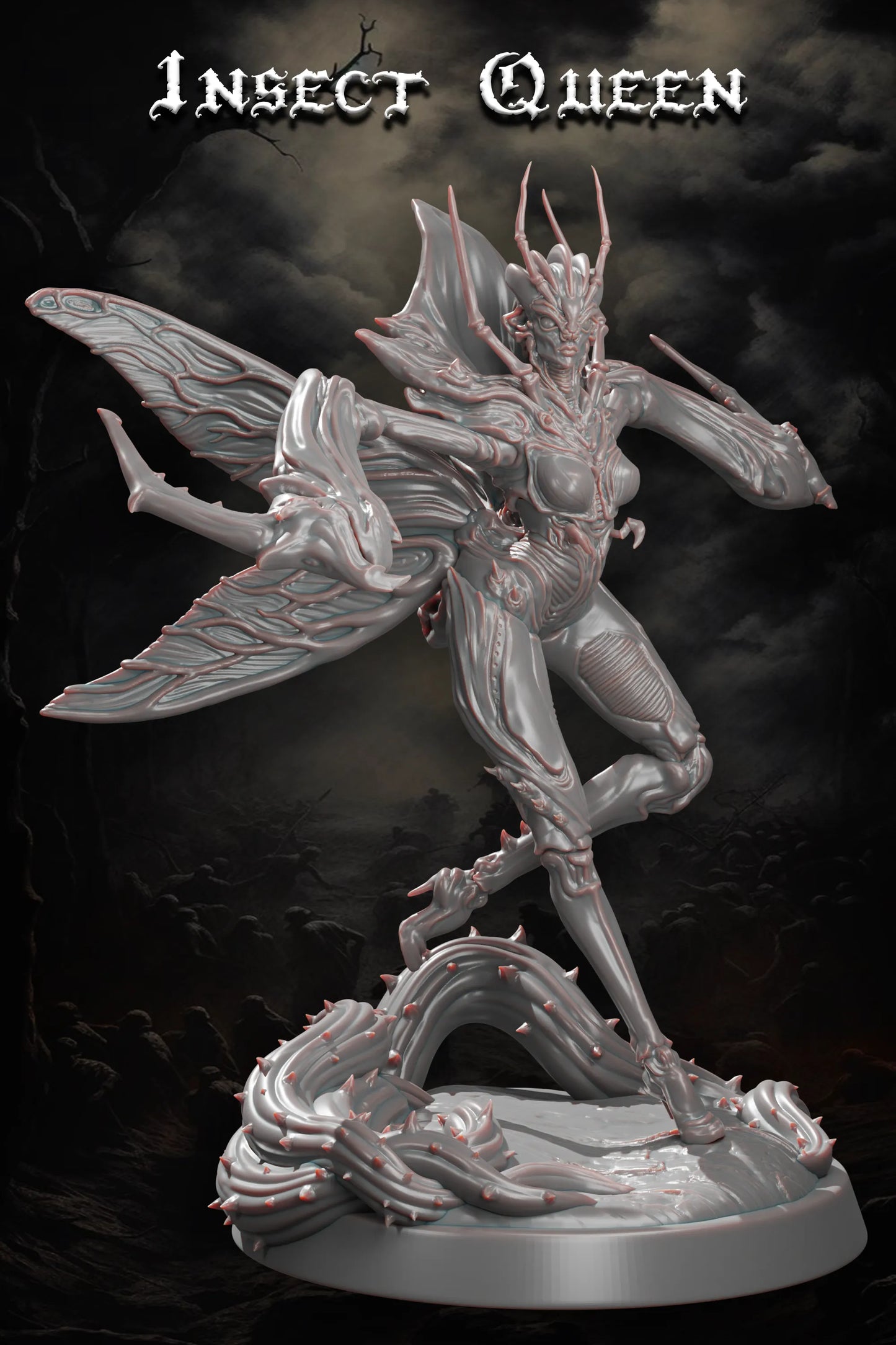 Jugglers Miniatures - Insect Queen - 75/100mm Pin Up/Figure/Model/Diorama