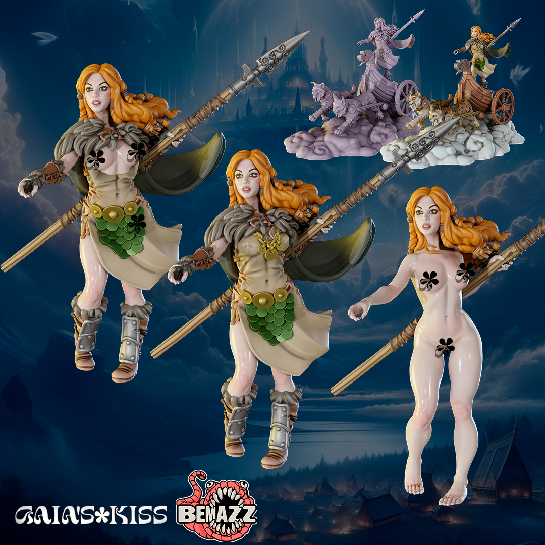 Gaia Miniatures - Norse Goddesses - Freya - 75mm Pin Up/Figure/Model/Diorama