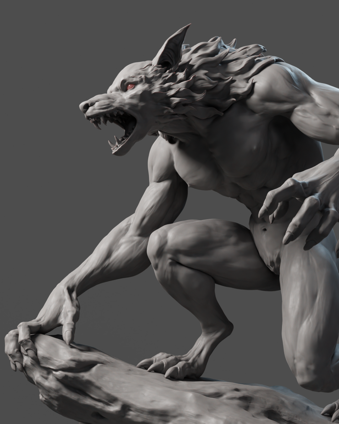 Arxila - Shadows of the Wolfsbane - Fangthrorn - 75mm Pin Up/Figure/Model/Diorama