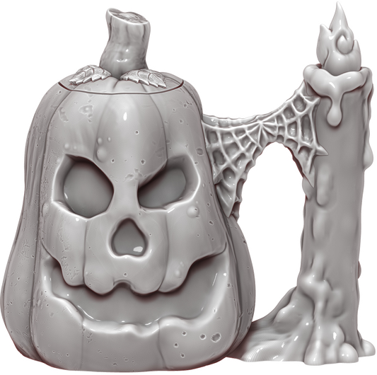 Ars Moriendi - Mythic Mugs - Jack O'Lantern - DnD/TTRPG/Roleplaying/Wargames - Helios3DPrinting