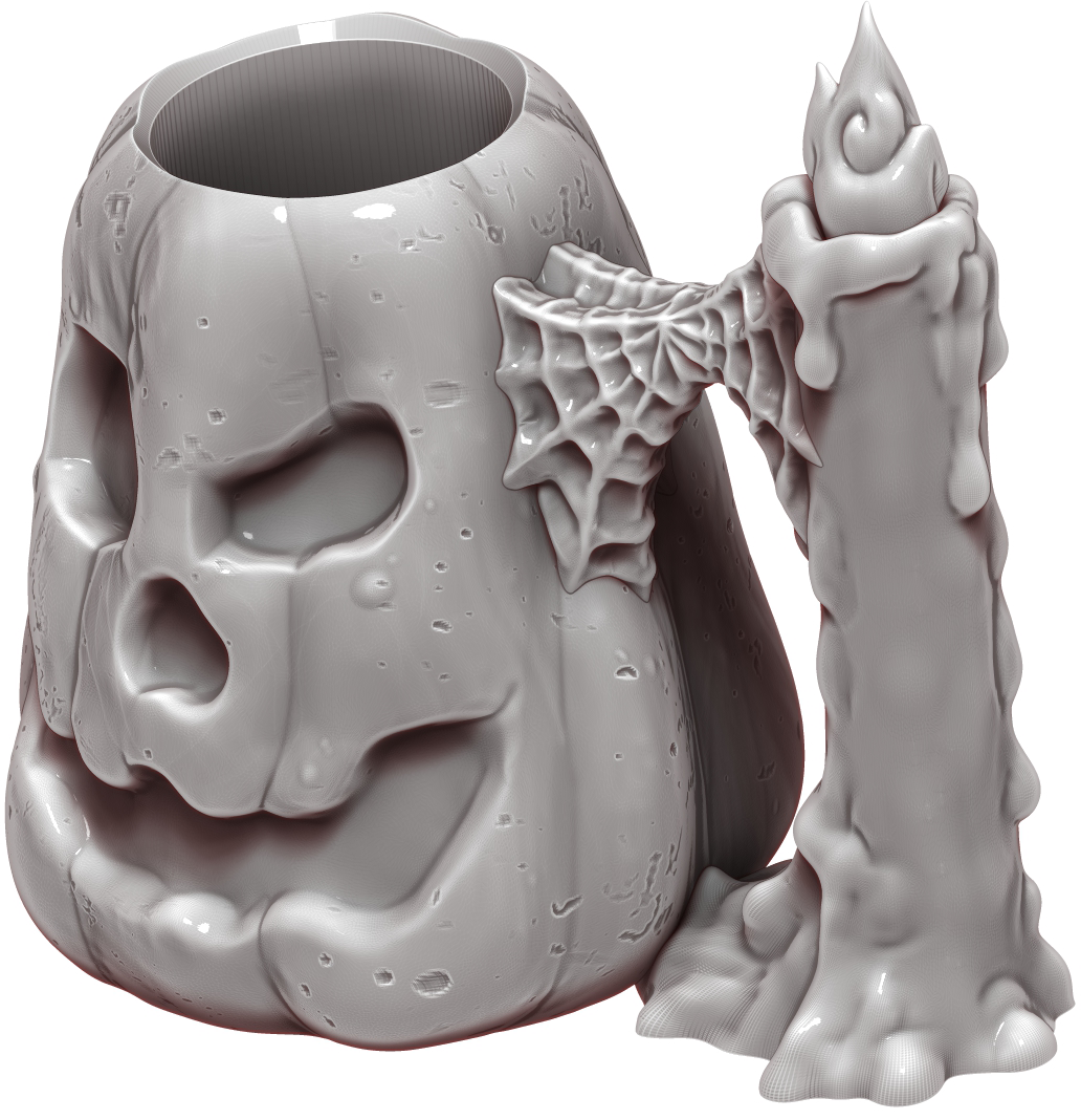 Ars Moriendi - Mythic Mugs - Jack O'Lantern - DnD/TTRPG/Roleplaying/Wargames - Helios3DPrinting
