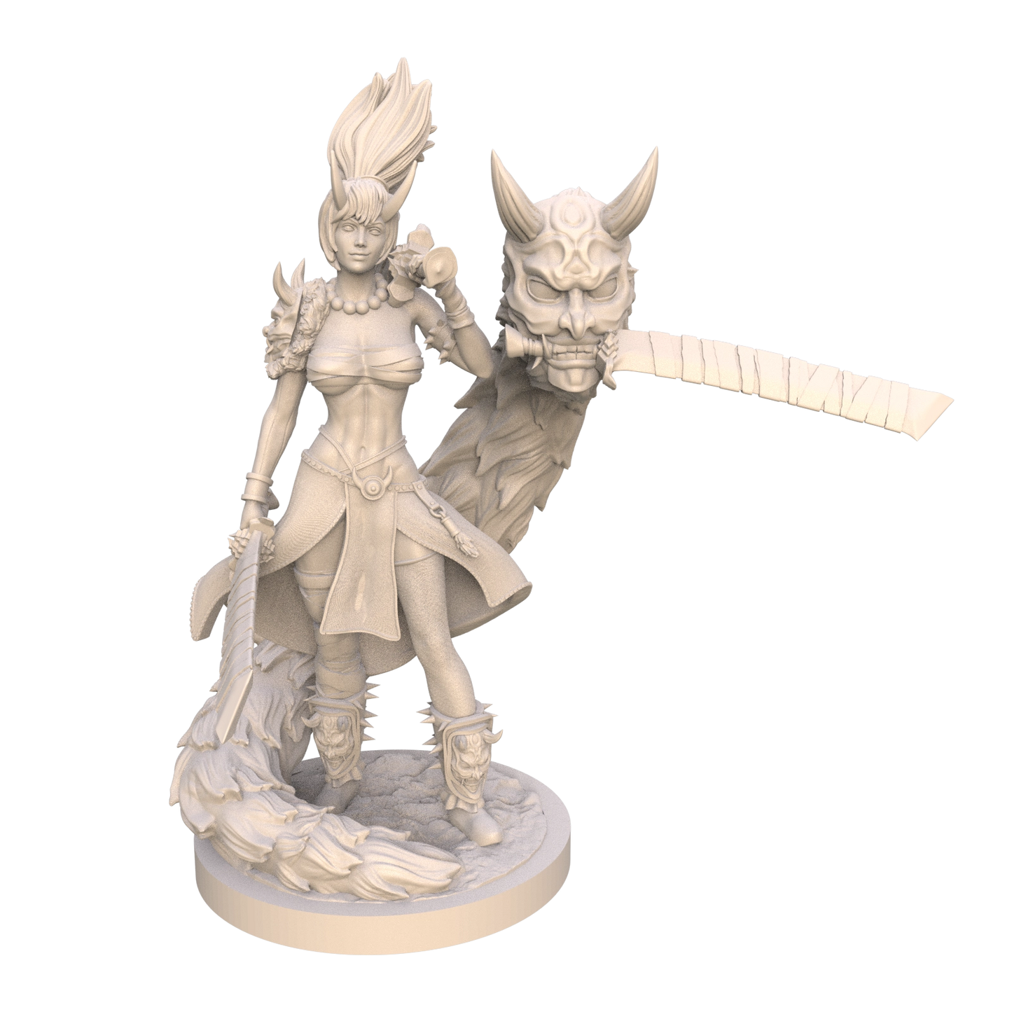 Ravi - Fantasy Girls #3 -  Sakura the Samurai - 75mm Pin Up/Figure/Model/Diorama