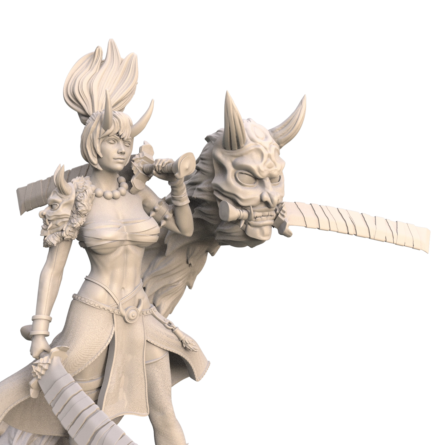 Ravi - Fantasy Girls #3 -  Sakura the Samurai - 75mm Pin Up/Figure/Model/Diorama