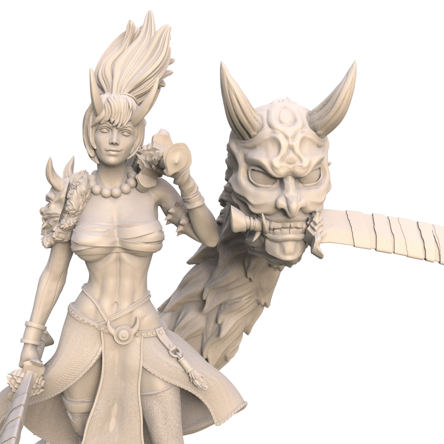 Ravi - Fantasy Girls #3 -  Sakura the Samurai - 75mm Pin Up/Figure/Model/Diorama