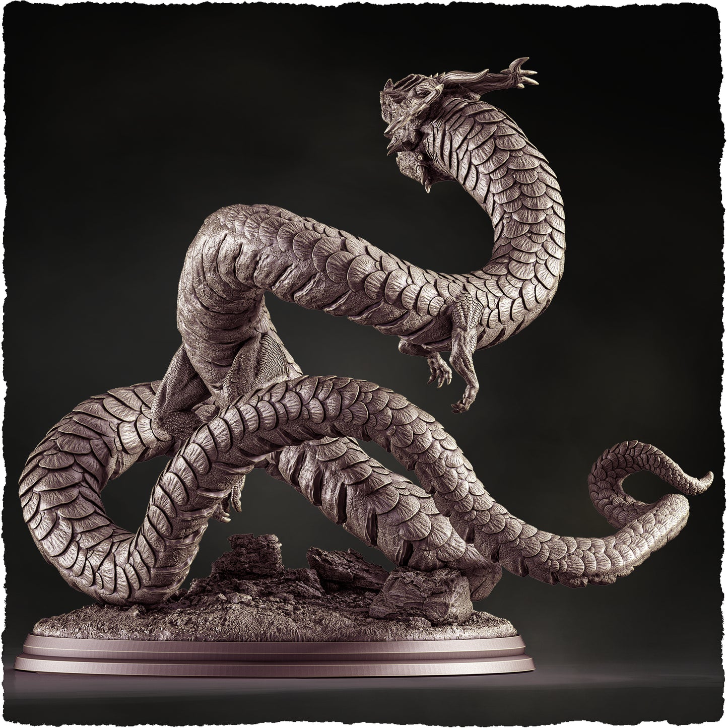 Evox Arts - World Dragons #3 - Asian - DnD/TTRPG Figure/Miniature