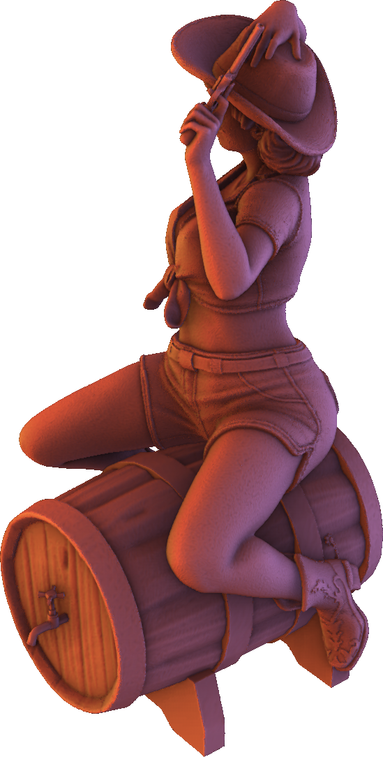 Alexa - Retro Girls - Jessie - 100mm Pin Up/Figure/Model/Diorama