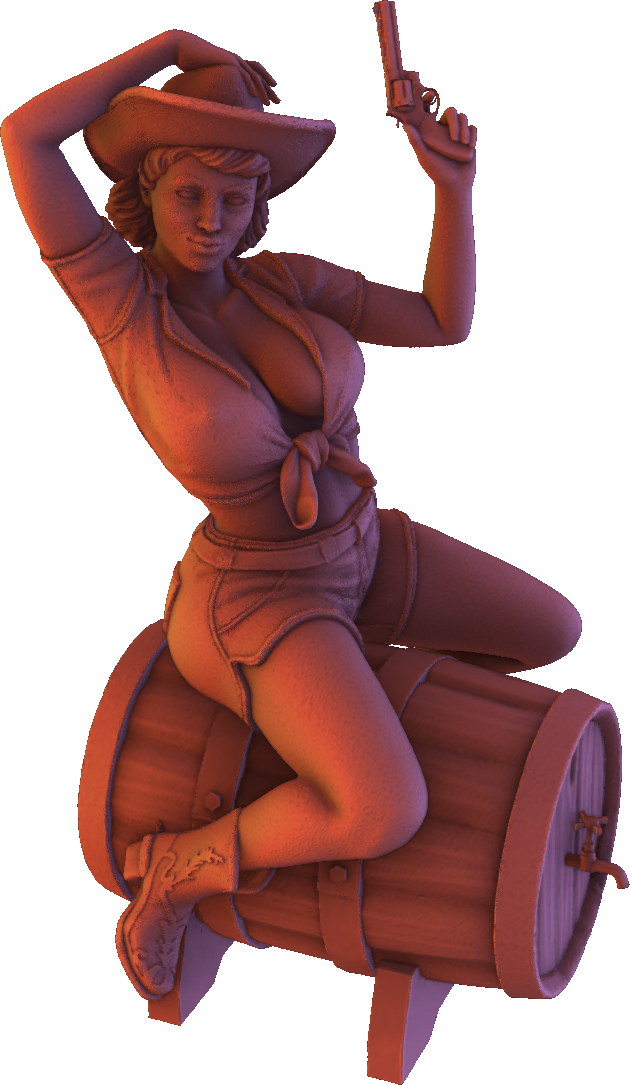 Alexa - Retro Girls - Jessie - 100mm Pin Up/Figure/Model/Diorama
