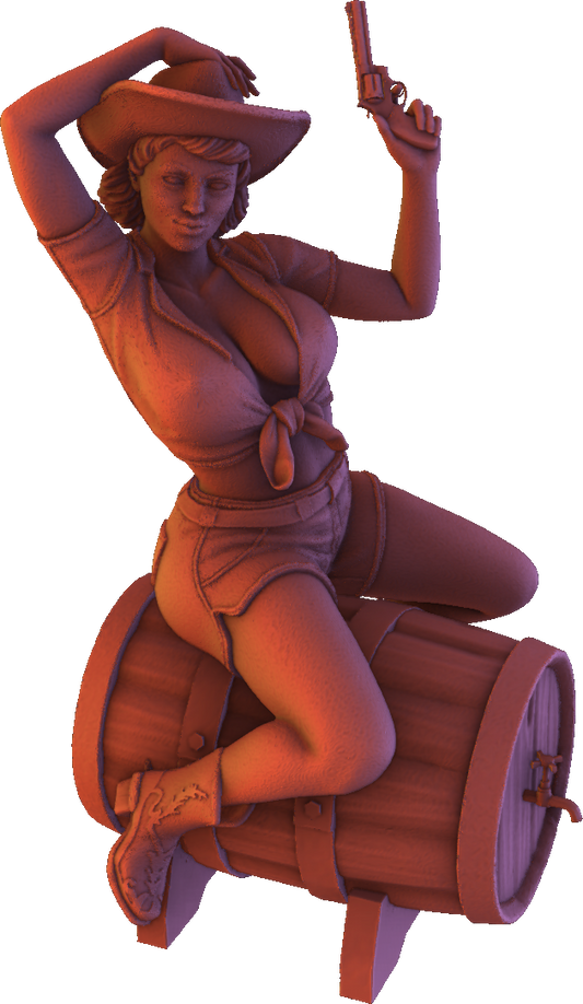 Alexa - Retro Girls - Jessie - 100mm Pin Up/Figure/Model/Diorama