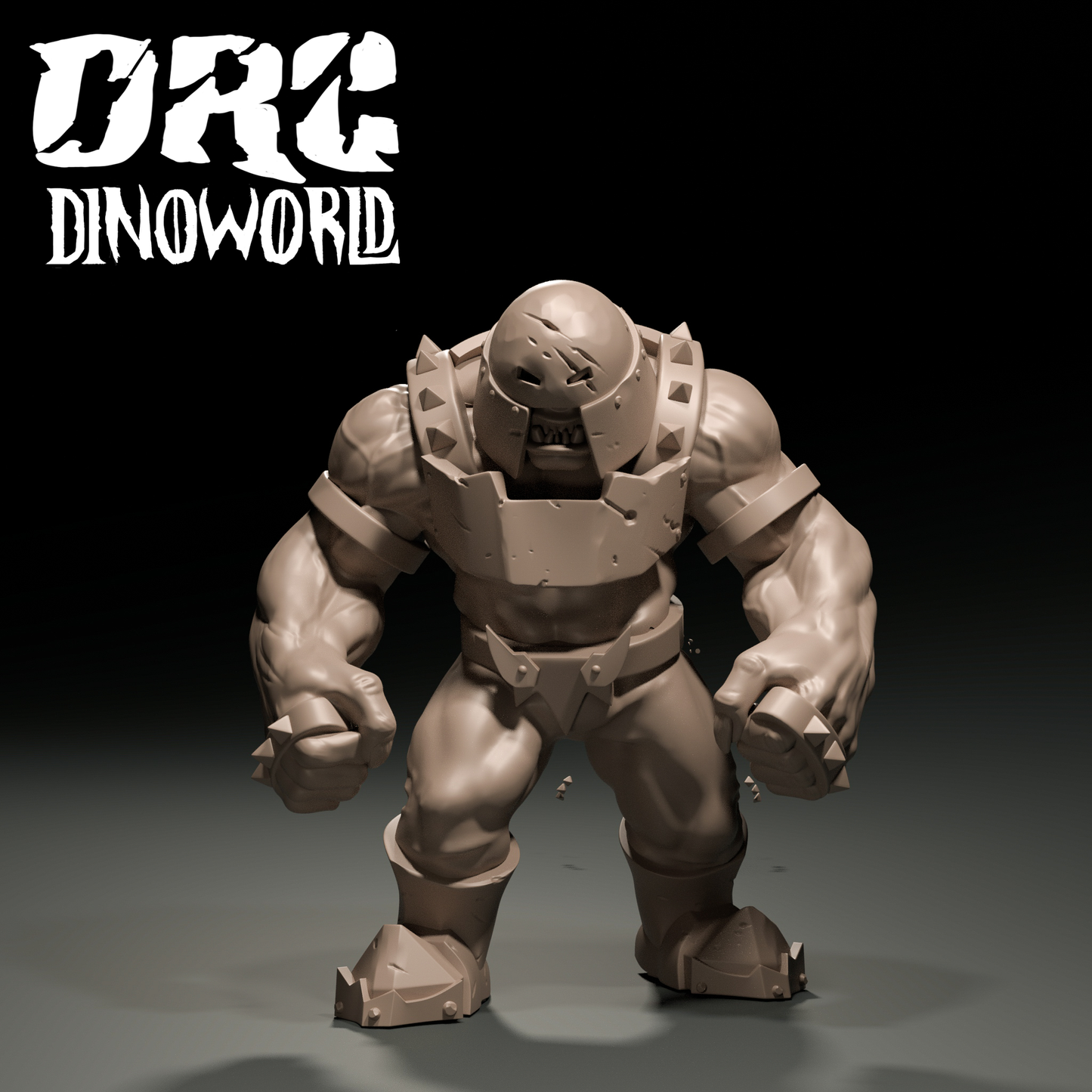 Dinoworld - Orks - Orc Juggernaut - DnD/Pathfinder/TTRPG Figure Miniature