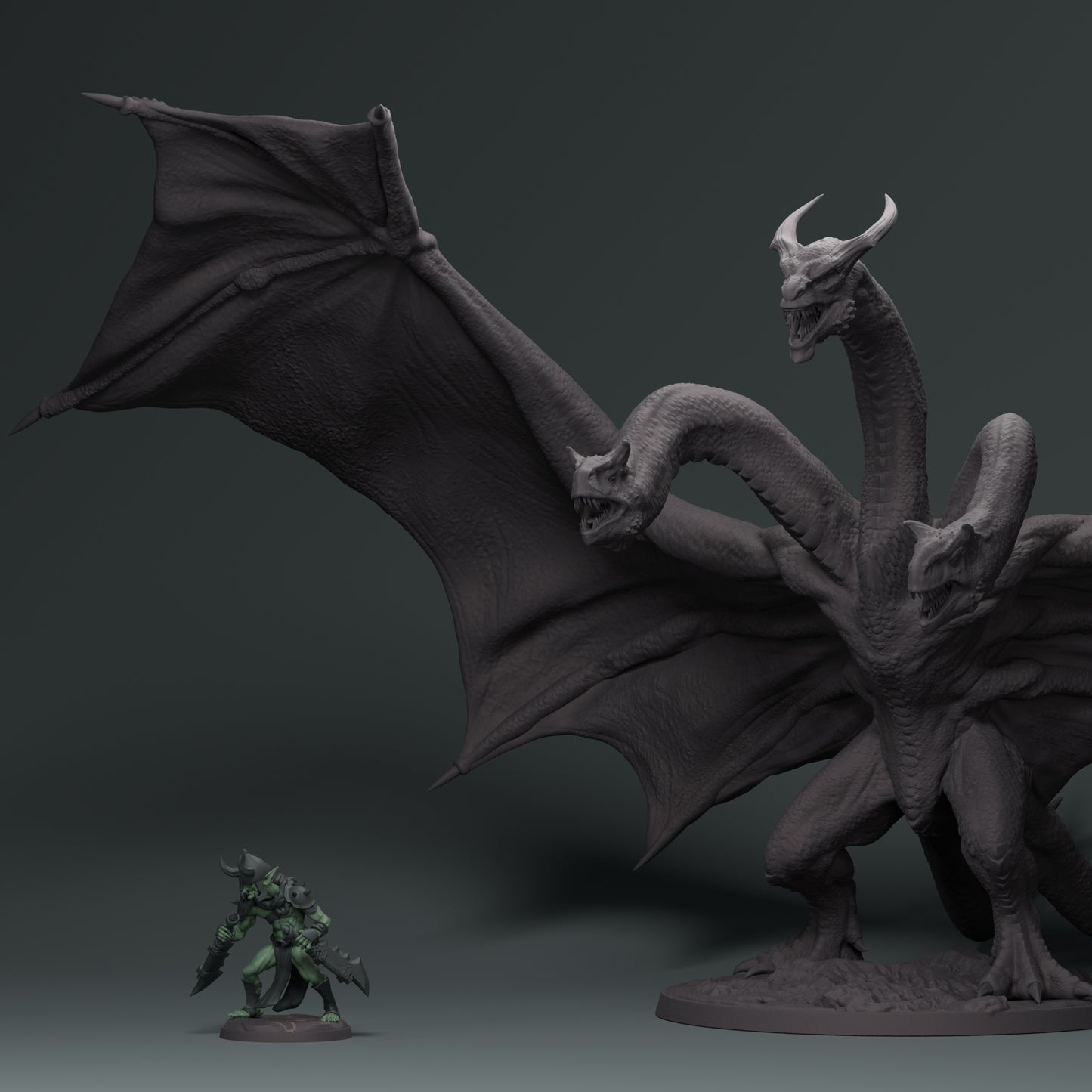 Dinoworld - Kingdoms #2 - Kaiju Carnivora - DnD/Pathfinder/TTRPG Figure