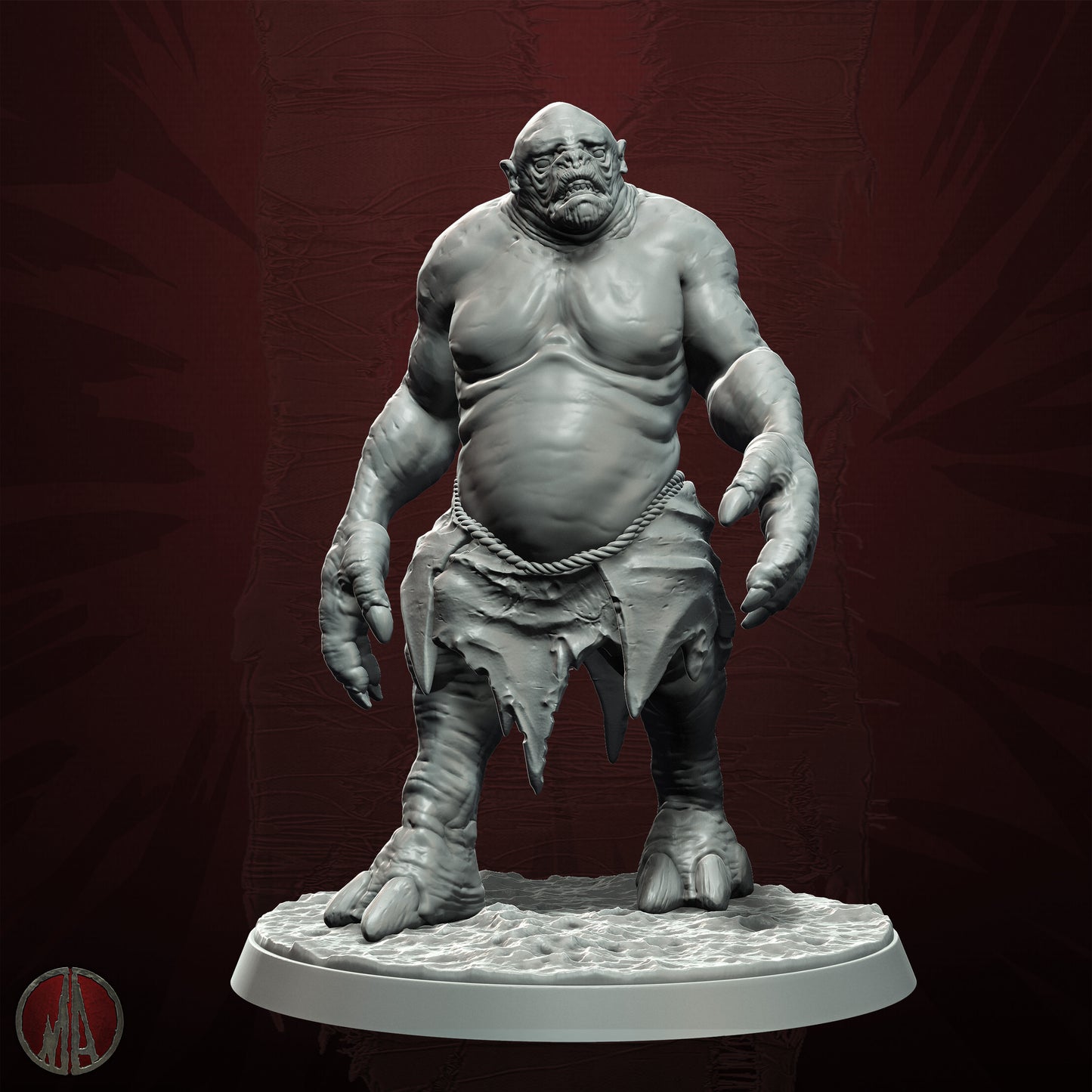 Monolith Arts - Orc Horde - Ogre Kelraz #1 - DnD/TTRPG Figure/Miniature