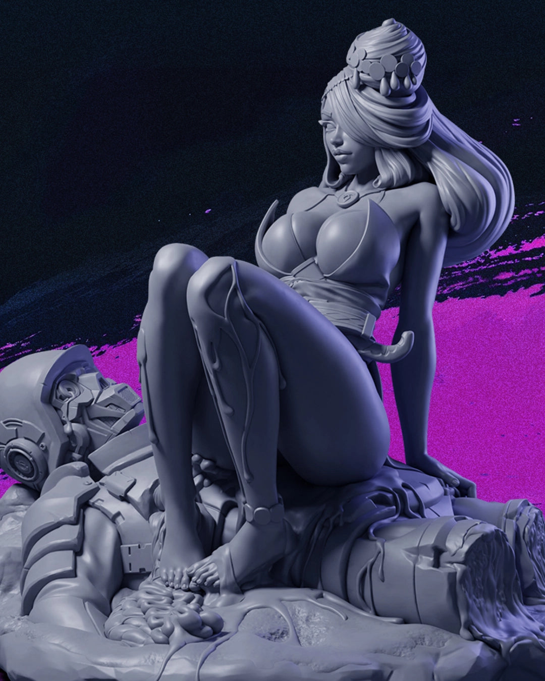 Arxila x Noobovich - Gypsy Vampire - 75/120mm Pin Up/Figure/Model/Diorama