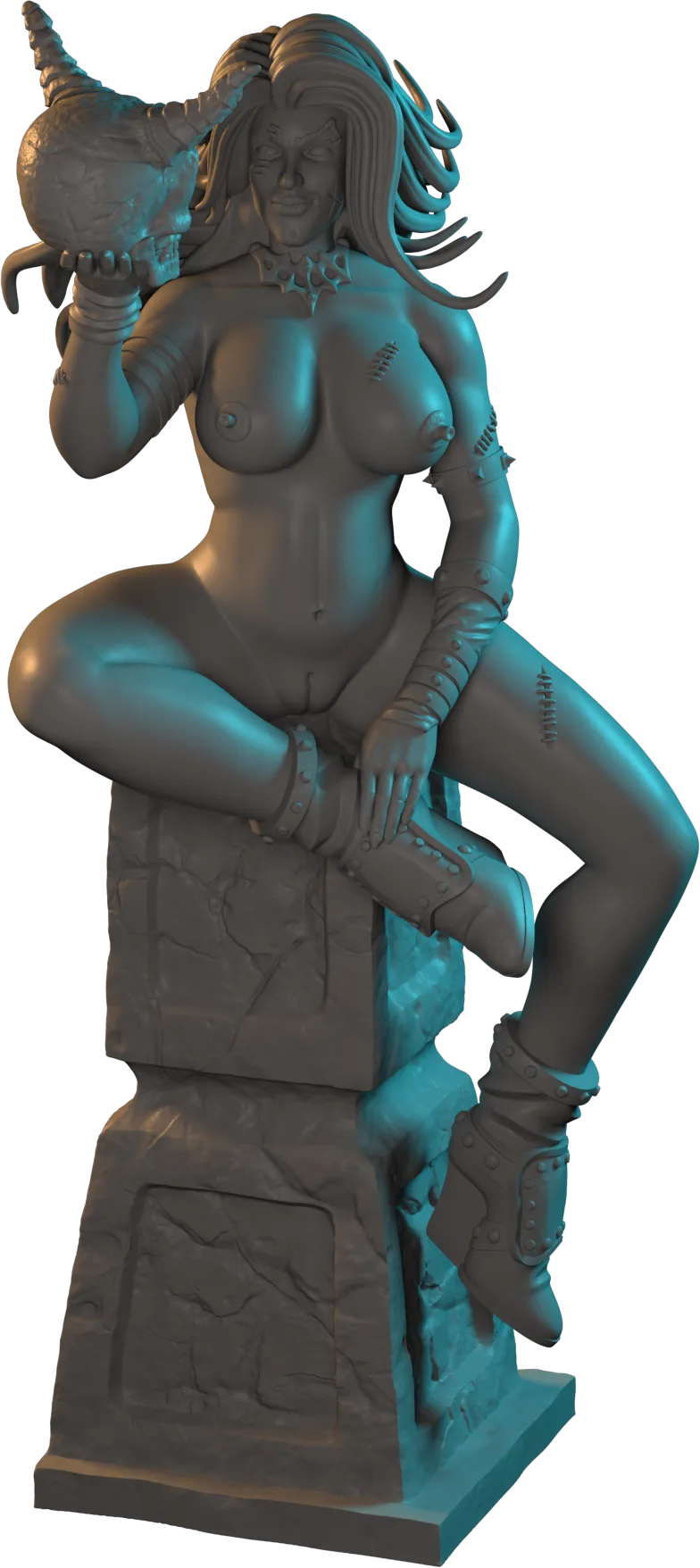 Clover Leaves - Fighter Girl #4 - Kinki - 75mm Pin Up/Figure/Model/Diorama