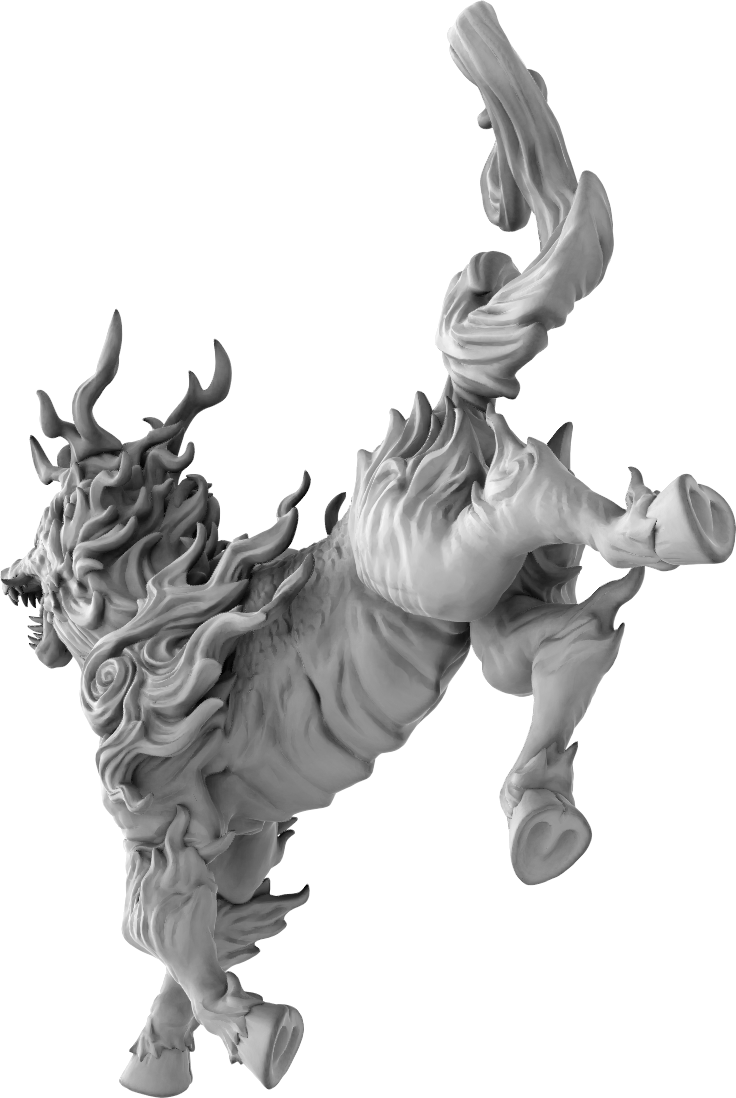 Brayan Nafarrate - Bestiary #5 - Kirin #1 - DnD/TTRPG Figure/Miniature
