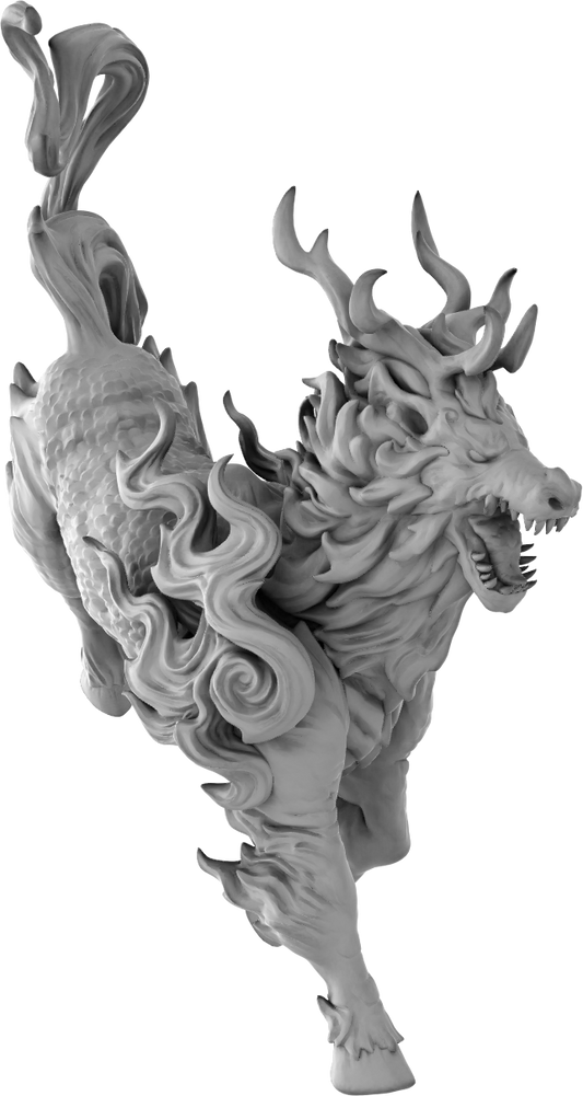 Brayan Nafarrate - Bestiary #5 - Kirin #1 - DnD/TTRPG Figure/Miniature