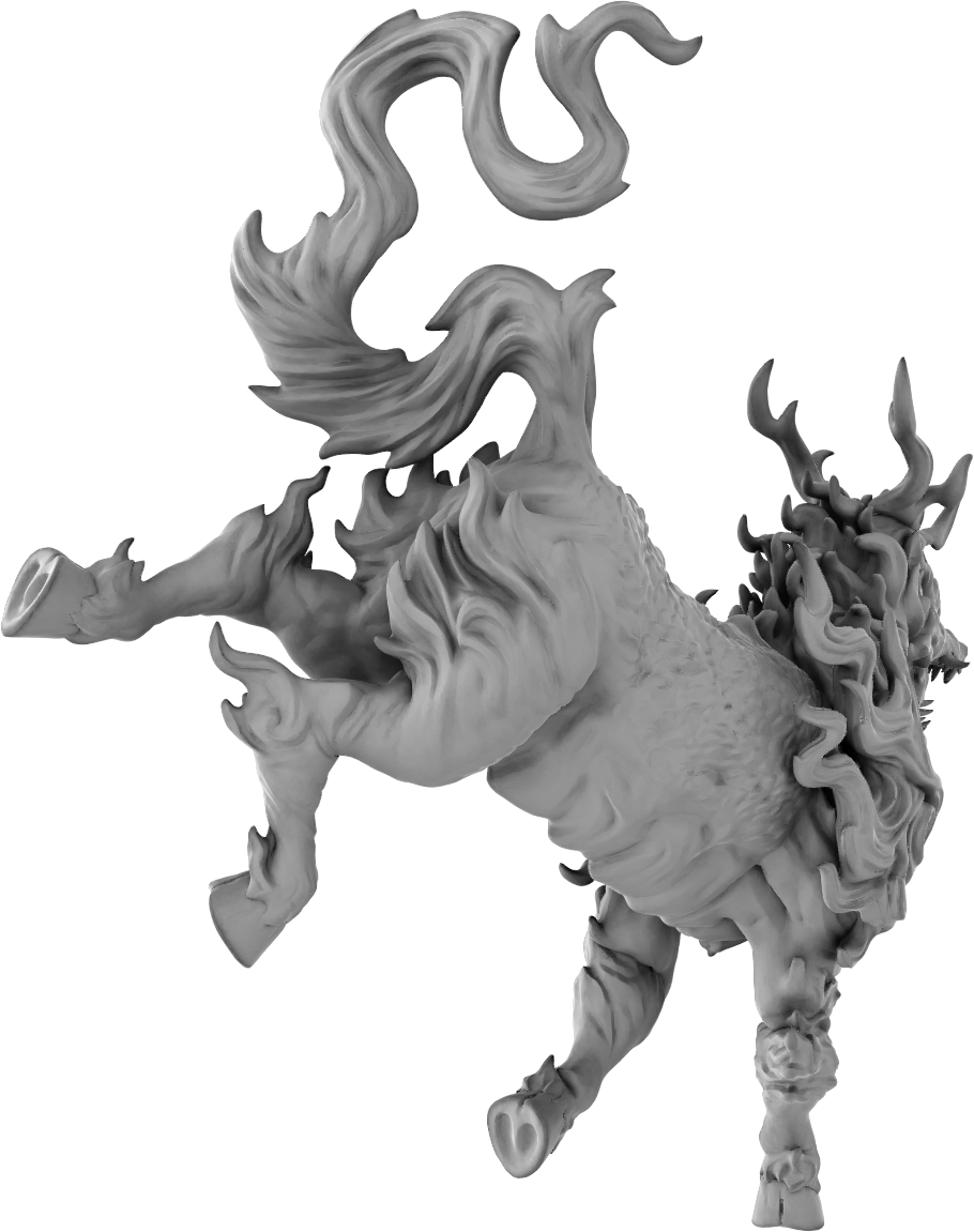 Brayan Nafarrate - Bestiary #5 - Kirin #1 - DnD/TTRPG Figure/Miniature