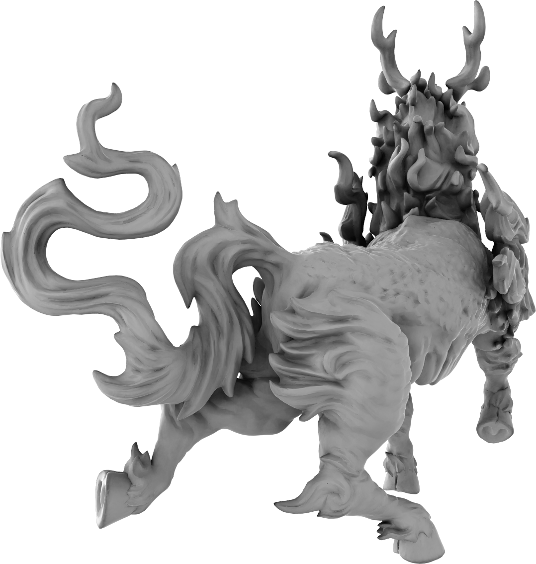 Brayan Nafarrate - Bestiary #5 - Kirin #2 - DnD/TTRPG Figure/Miniature