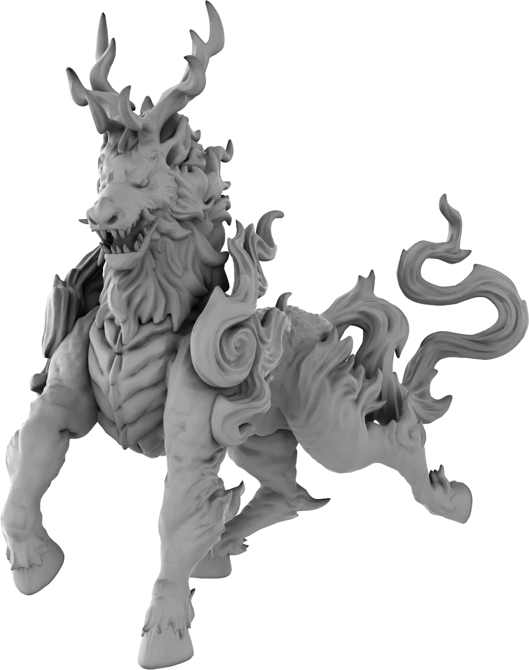Brayan Nafarrate - Bestiary #5 - Kirin #2 - DnD/TTRPG Figure/Miniature