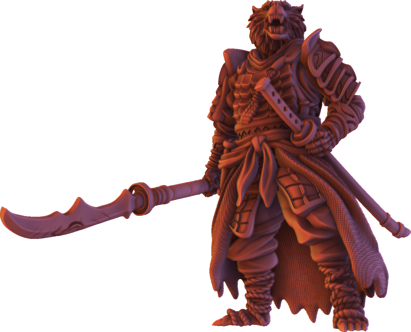 Forged Path - Tokugawa Guardians - Kitsune - DnD/Pathfinder/TTRPG Figure