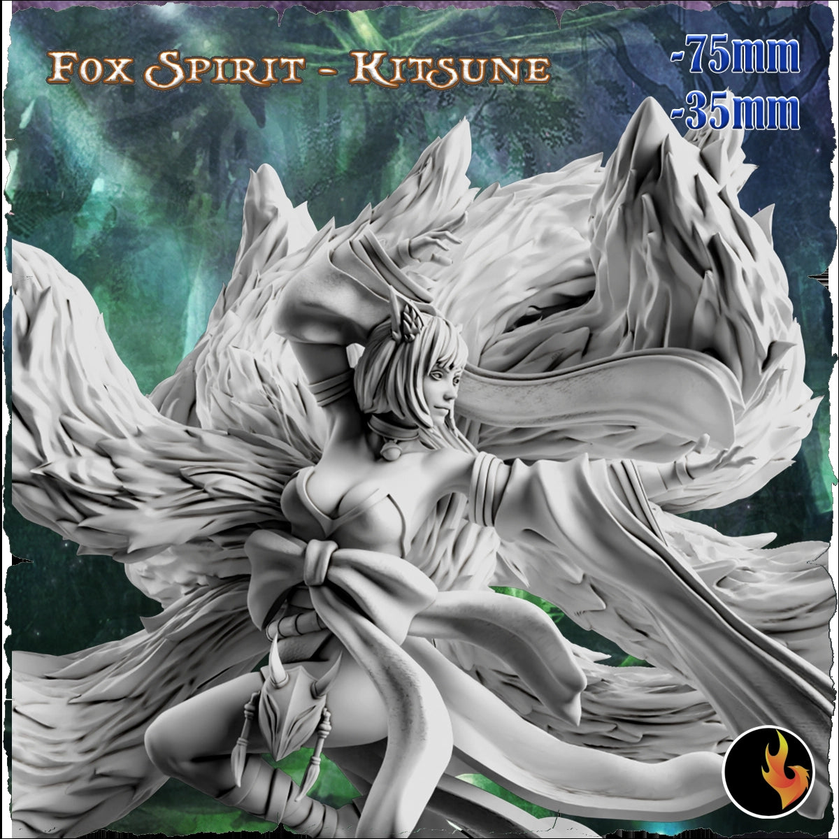 Ravi - Fantasy Girls #2 - Kitsune, Fox Spirit - 75/180mm Pin Up/Figure/Model/Diorama