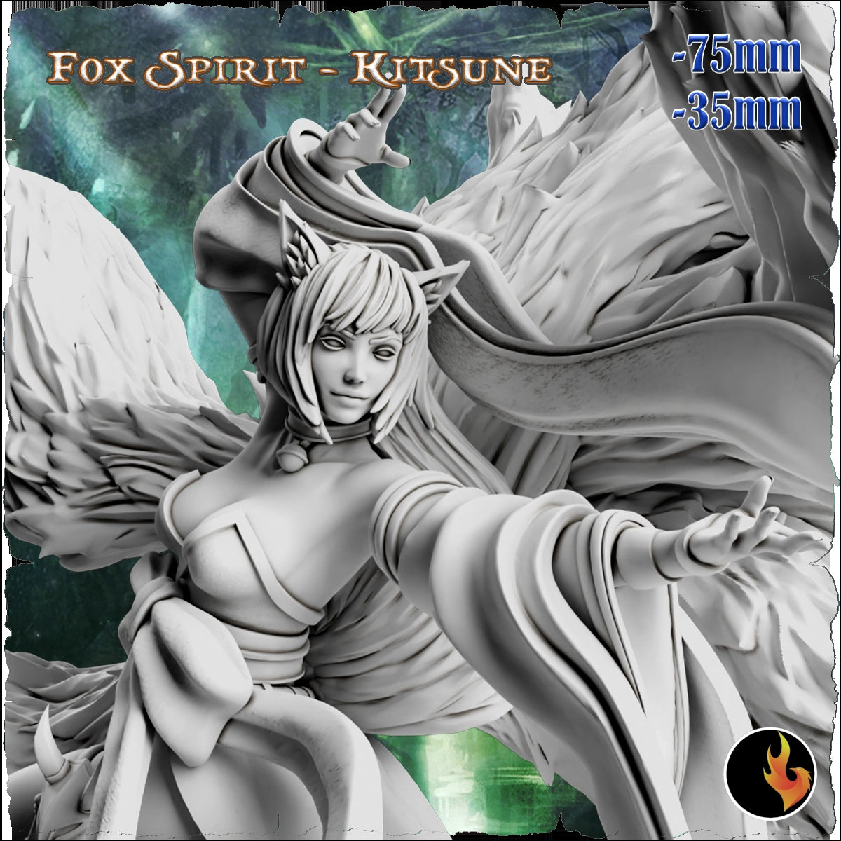 Ravi - Fantasy Girls #2 - Kitsune, Fox Spirit - 75/180mm Pin Up/Figure/Model/Diorama