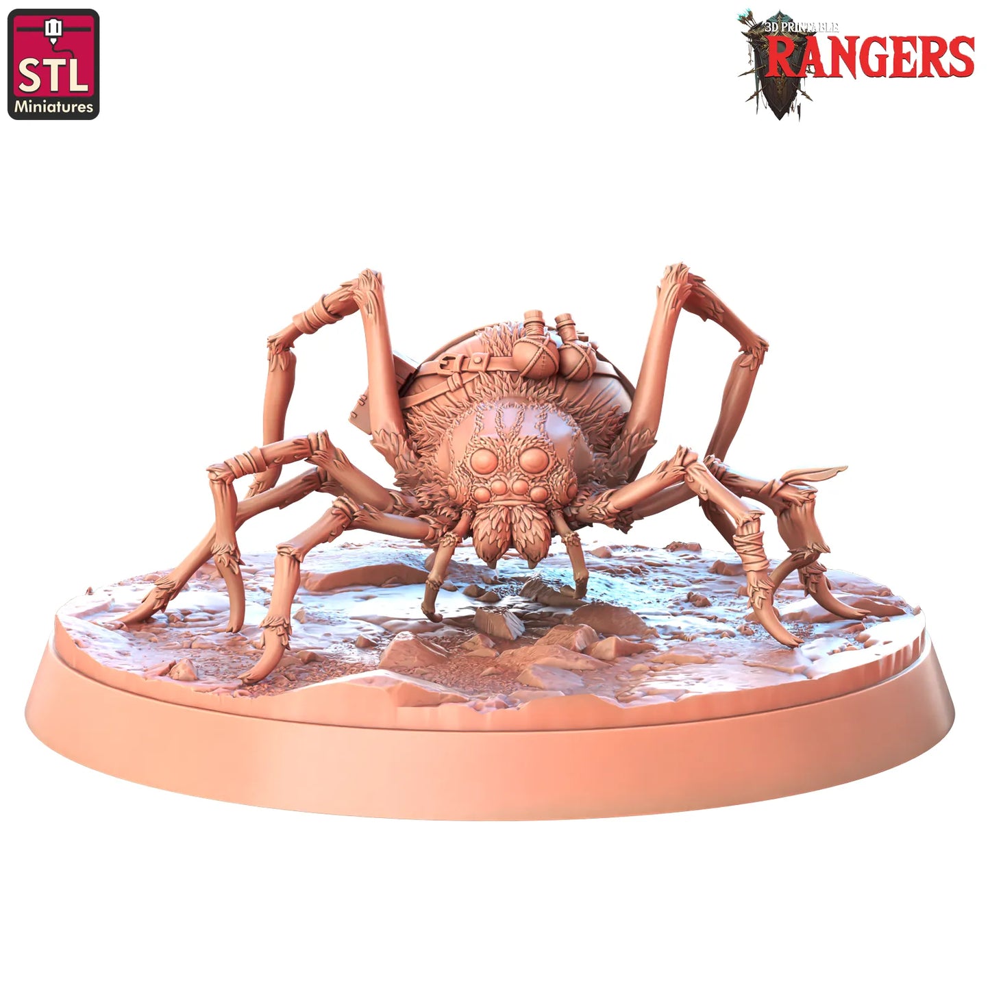 STL Miniatures - Giant Spider Pet - DnD/TTRPG Figure/Miniature