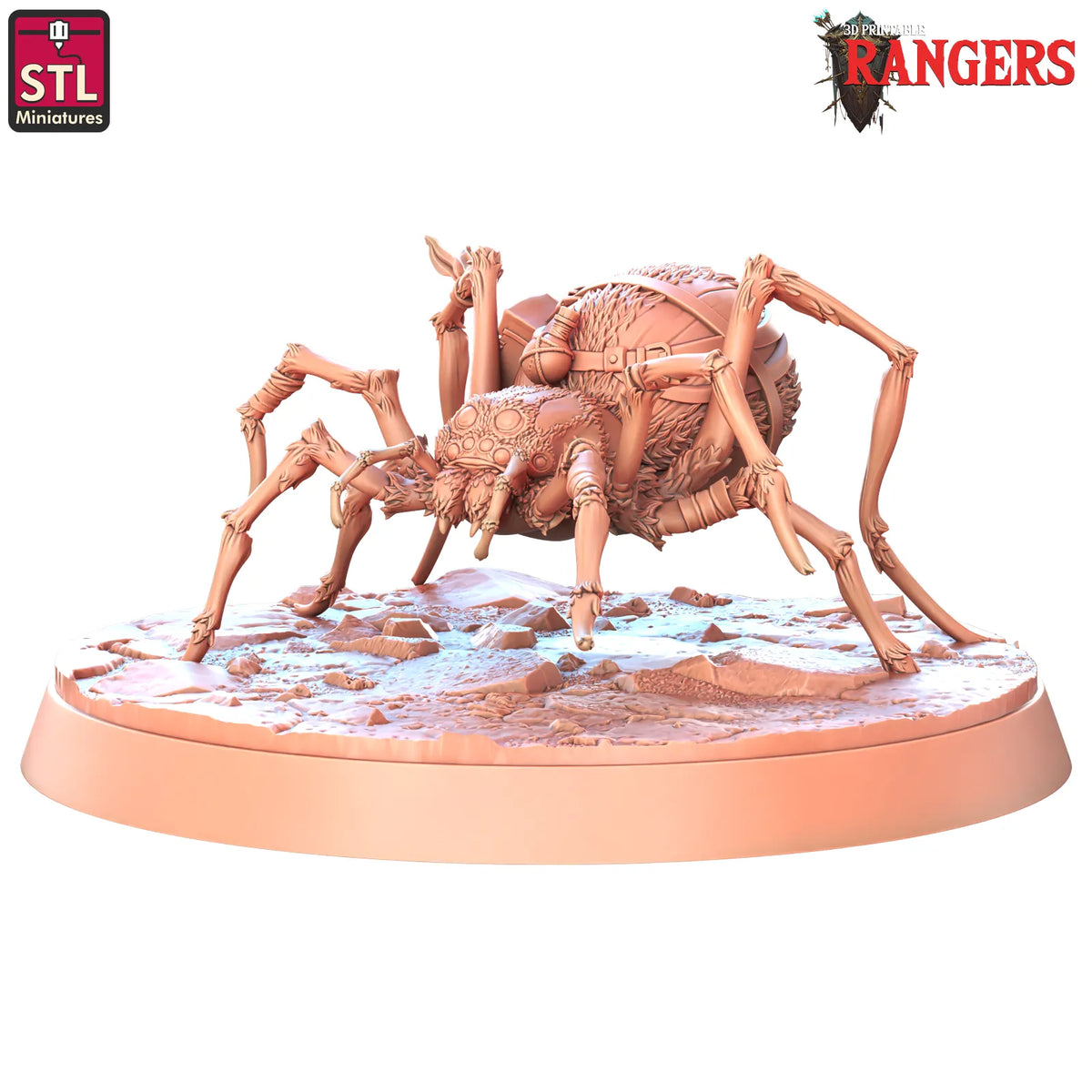 STL Miniatures - Giant Spider Pet - DnD/TTRPG Figure/Miniature