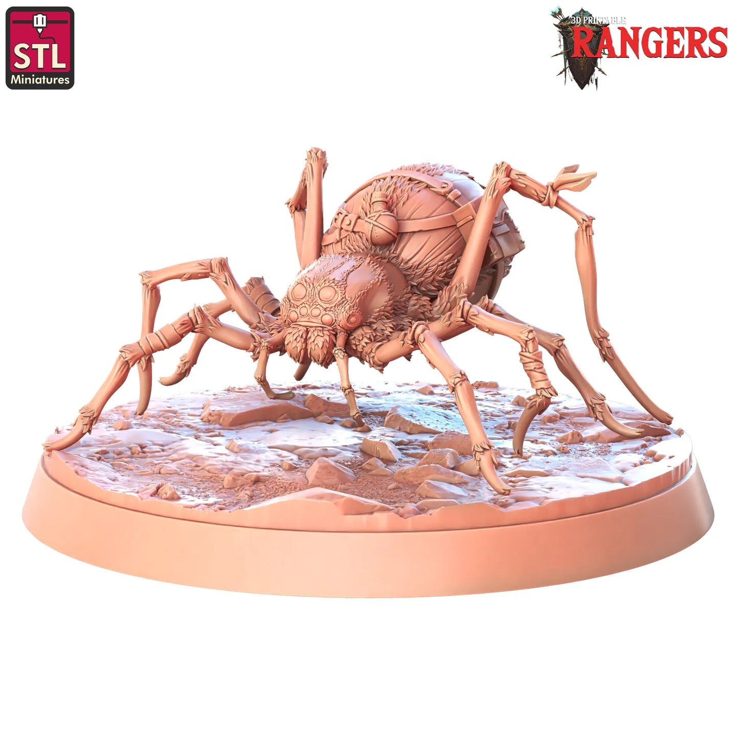 STL Miniatures - Giant Spider Pet - DnD/TTRPG Figure/Miniature