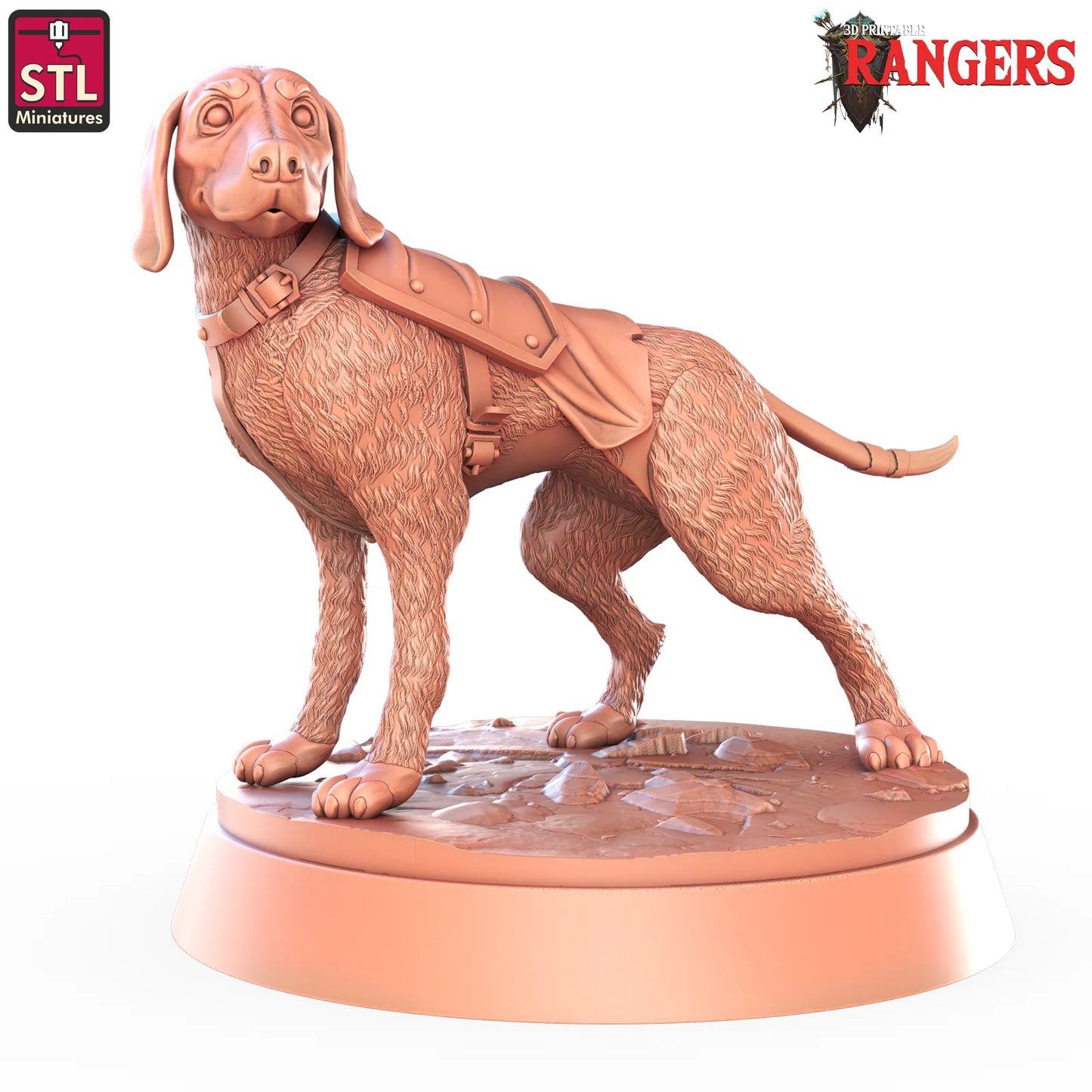 STL Miniatures - Hound Pet - DnD/TTRPG Figure/Miniature