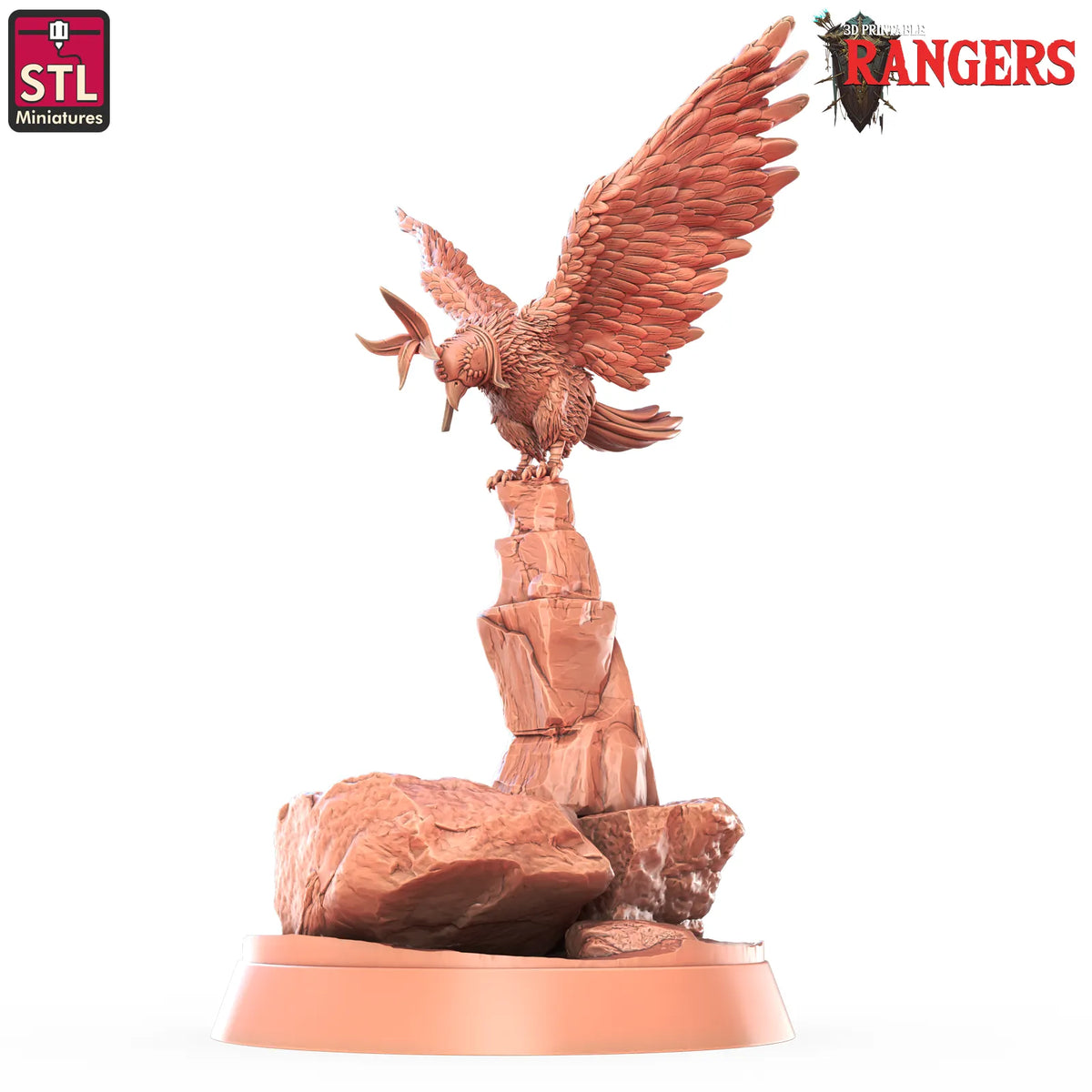 STL Miniatures - Falcon - DnD/TTRPG Figure/Miniature