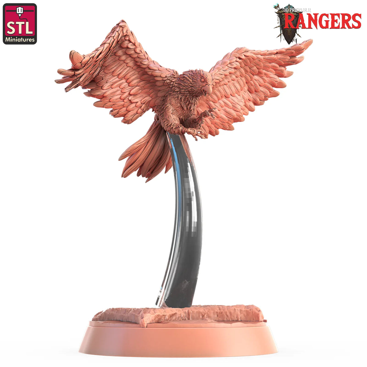 STL Miniatures - Falcon - DnD/TTRPG Figure/Miniature
