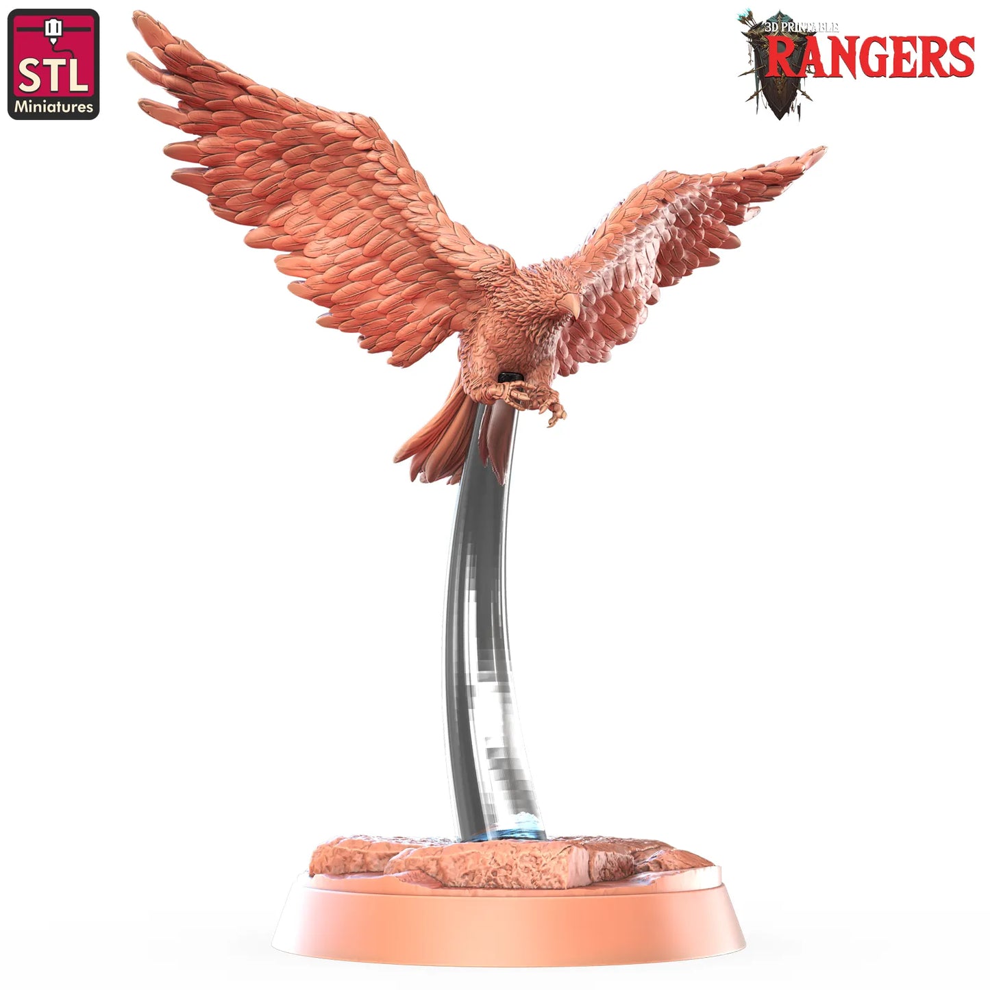 STL Miniatures - Falcon - DnD/TTRPG Figure/Miniature