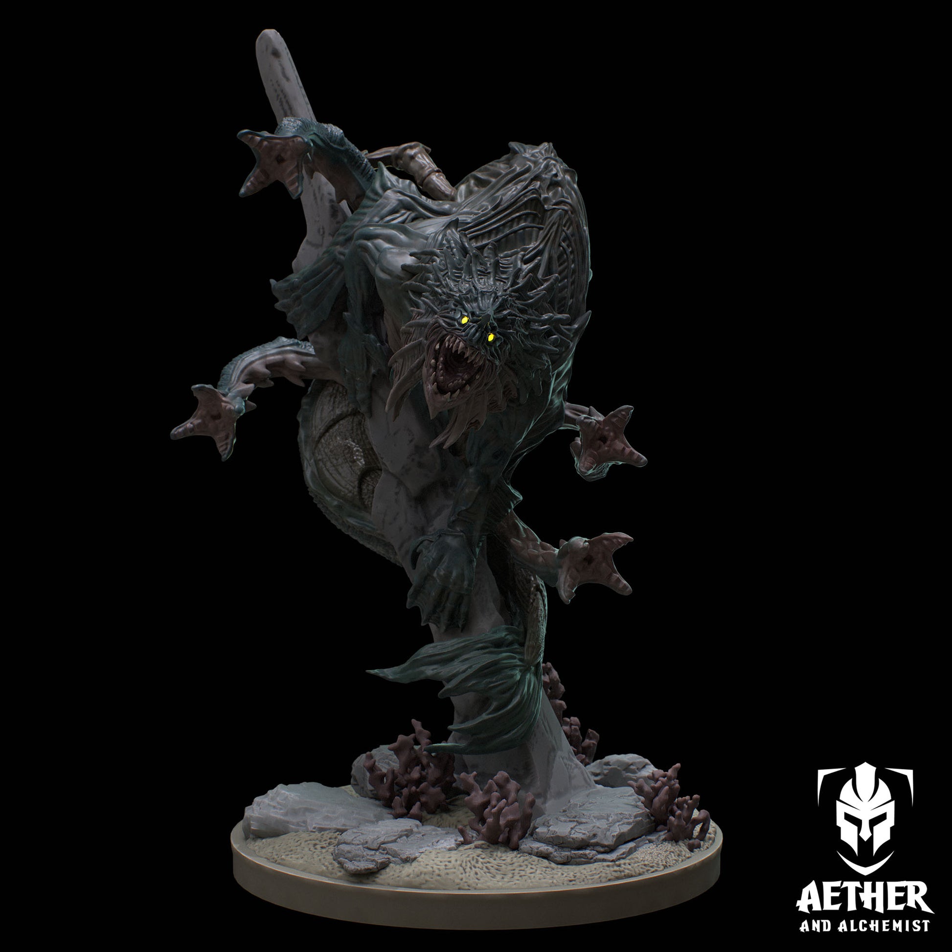 Aether & Alchemist - Kraken - DnD/TTRPG Figure/Miniature - Helios3DPrinting