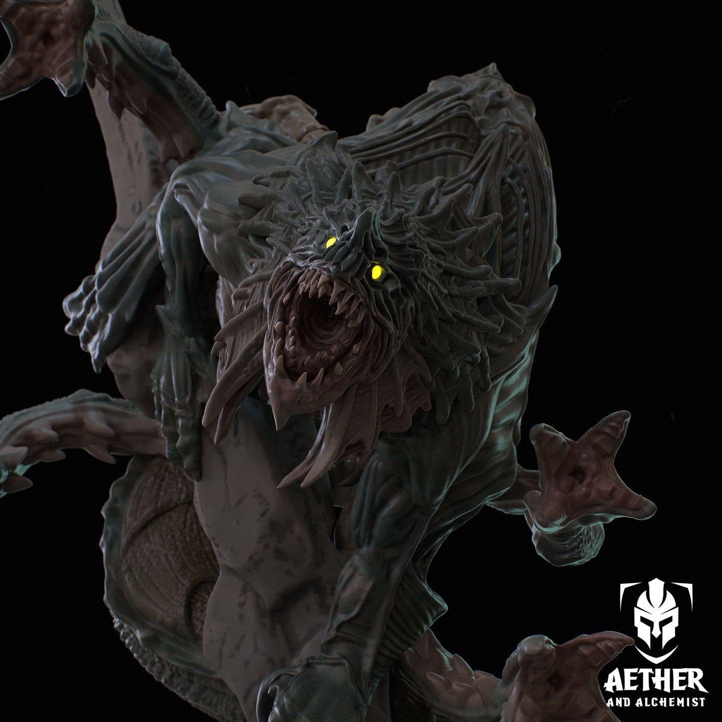 Aether & Alchemist - Kraken - DnD/TTRPG Figure/Miniature - Helios3DPrinting