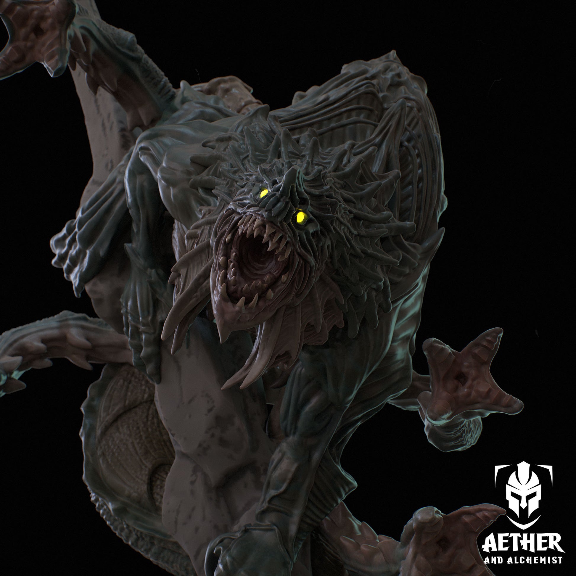 Aether & Alchemist - Kraken - DnD/TTRPG Figure/Miniature - Helios3DPrinting