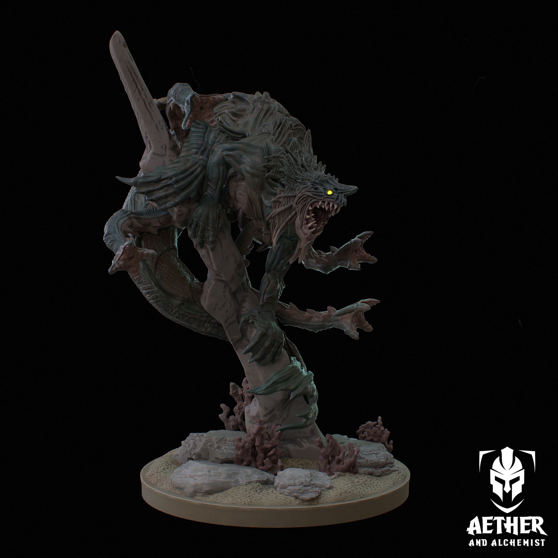 Aether & Alchemist - Kraken - DnD/TTRPG Figure/Miniature - Helios3DPrinting