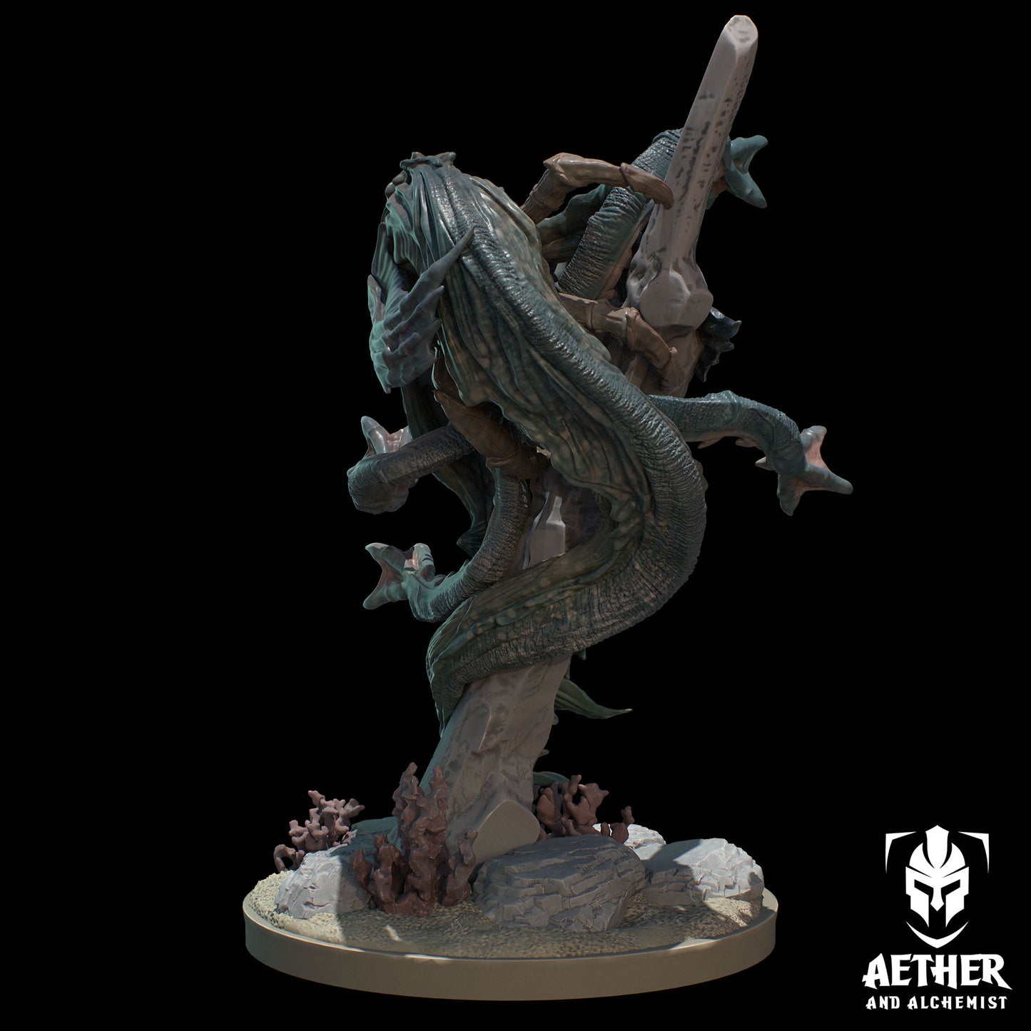Aether & Alchemist - Kraken - DnD/TTRPG Figure/Miniature - Helios3DPrinting