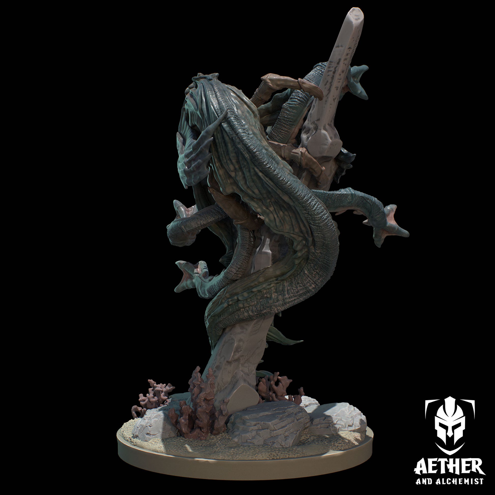 Aether & Alchemist - Kraken - DnD/TTRPG Figure/Miniature - Helios3DPrinting