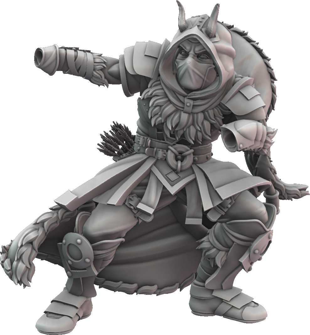 STL Miniatures - Ranger #5 - DnD/TTRPG Figure/Miniature
