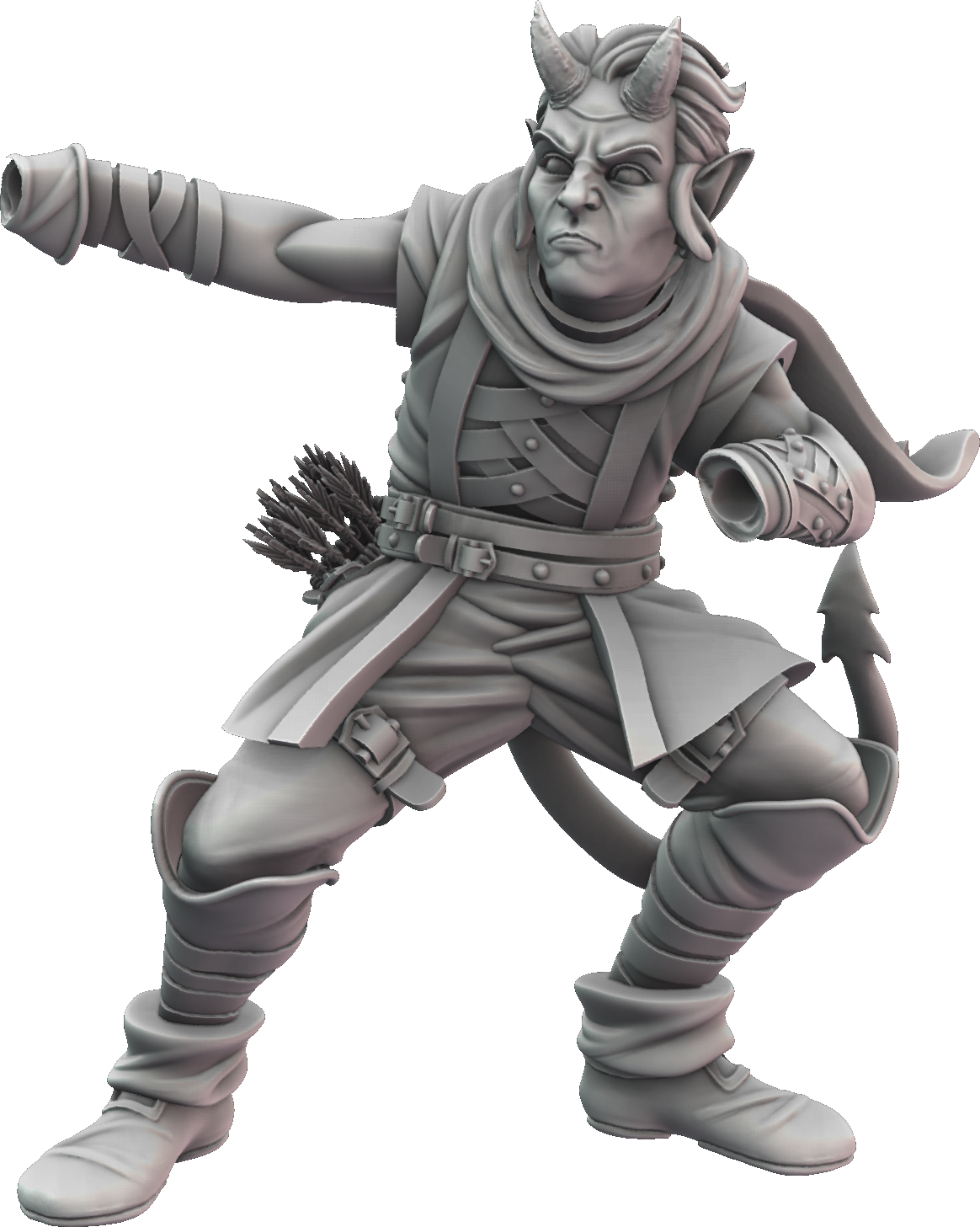 STL Miniatures - Ranger #5 - DnD/TTRPG Figure/Miniature