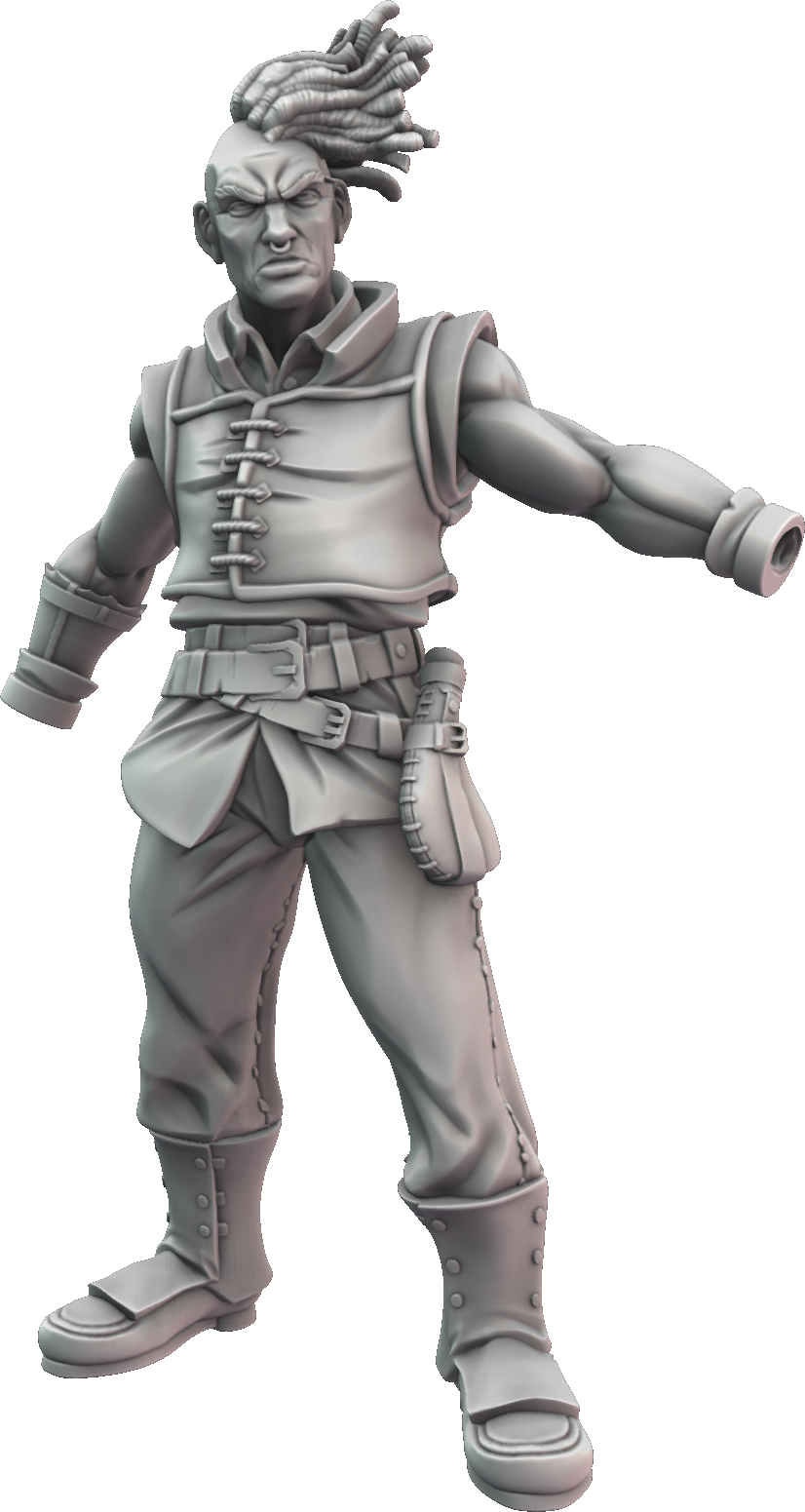STL Miniatures - Ranger #8 - DnD/TTRPG Figure/Miniature