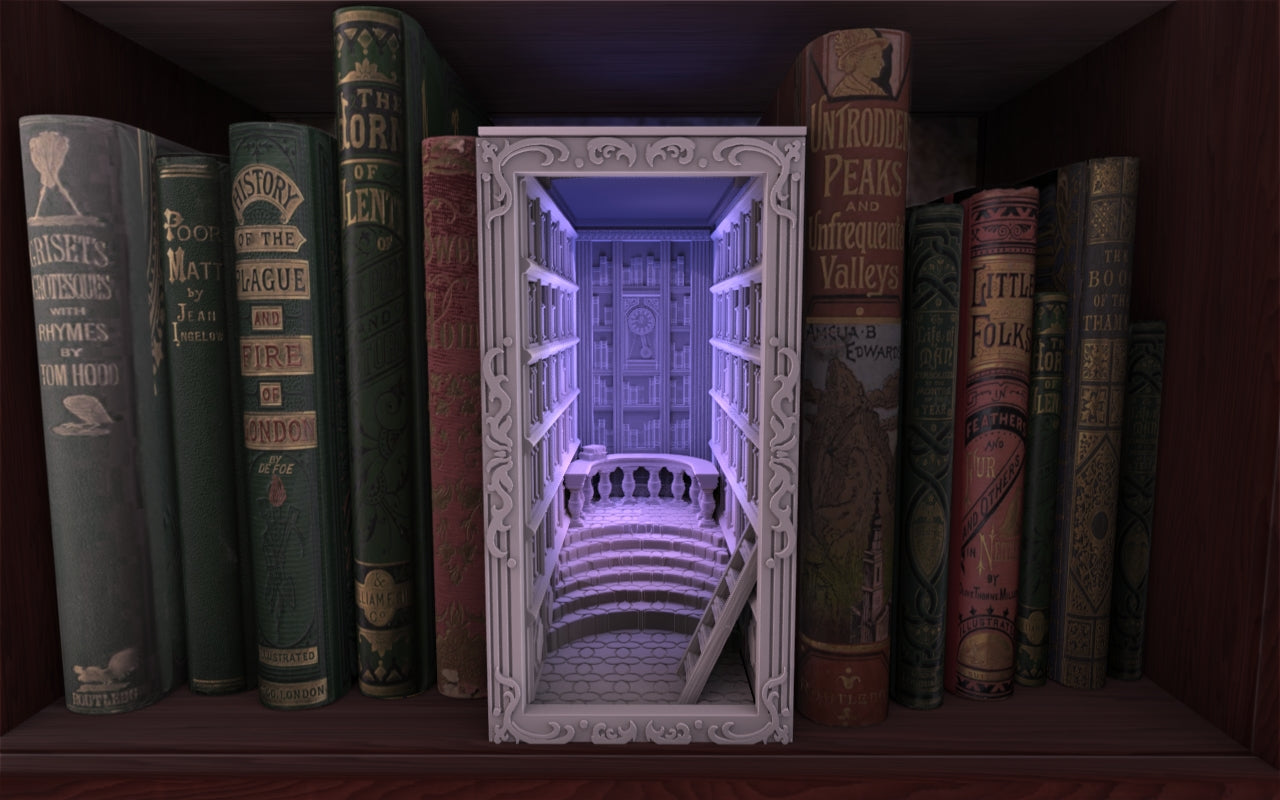 Crosslances - Book Nook/Shelf Insert - Library #3