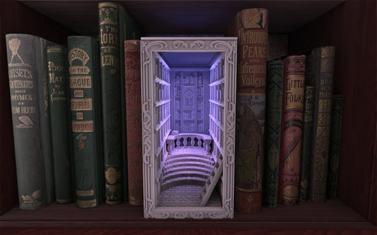 Crosslances - Book Nook/Shelf Insert - Library #3