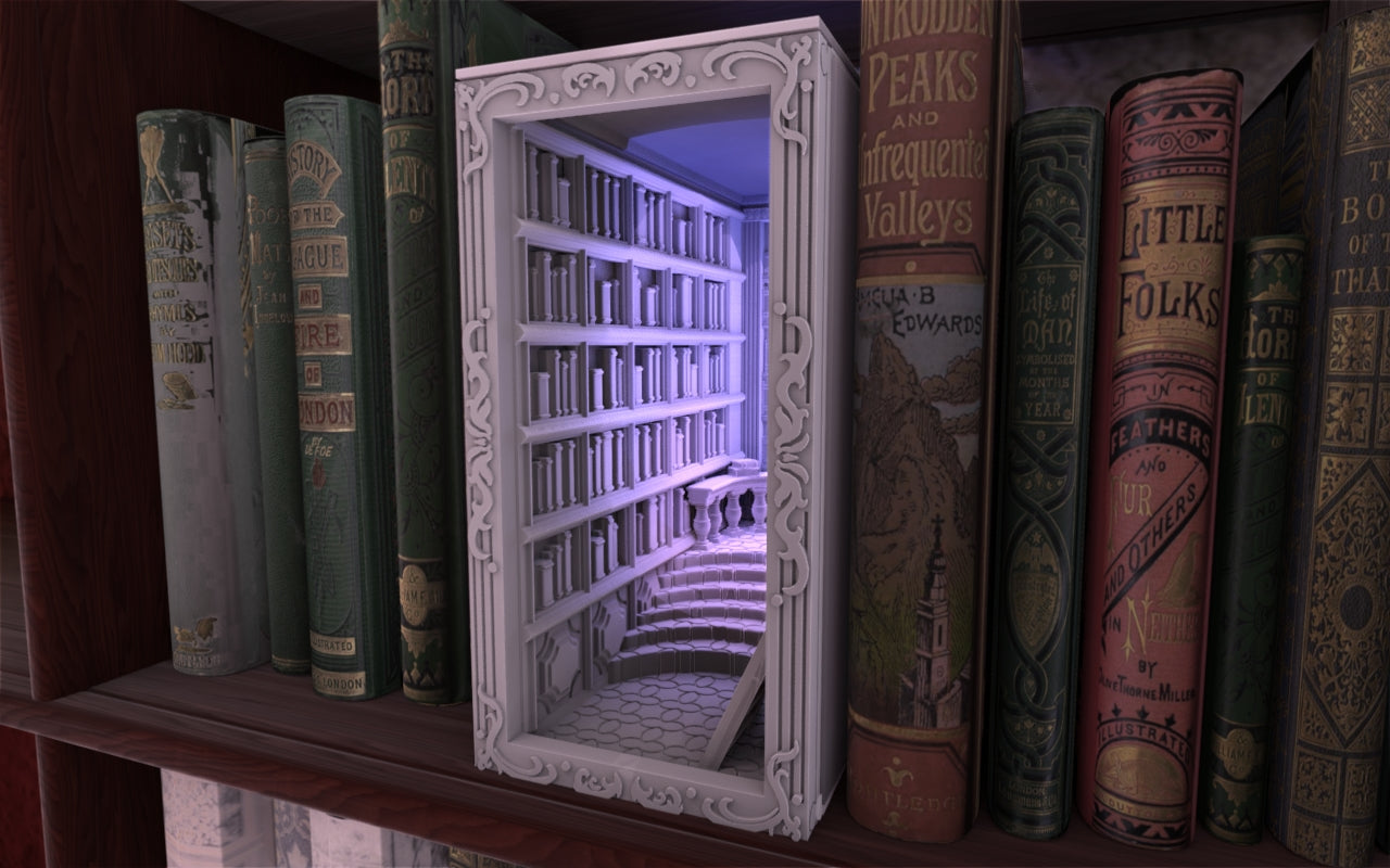Crosslances - Book Nook/Shelf Insert - Library #3