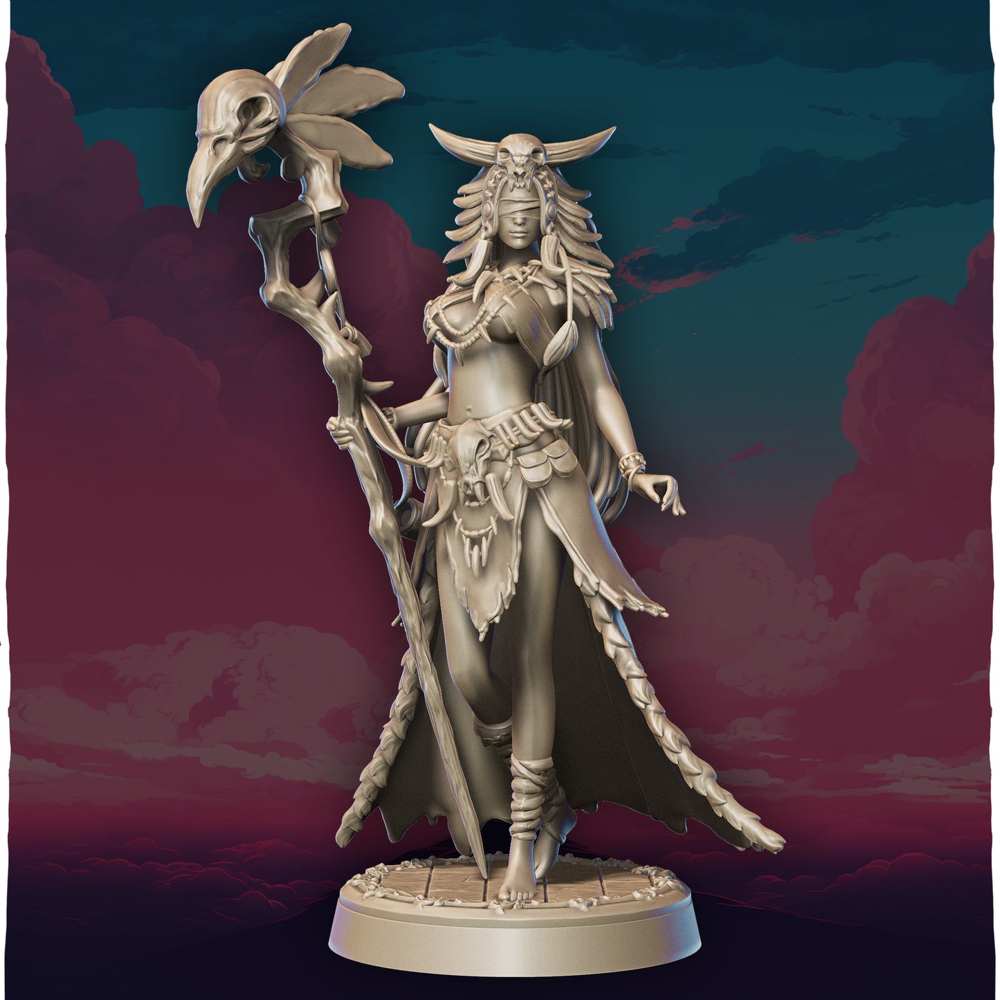 Lily's Minis - Charming Champions - Lirael Silvermoon - 75mm Pin Up/Figure/Model/Diorama