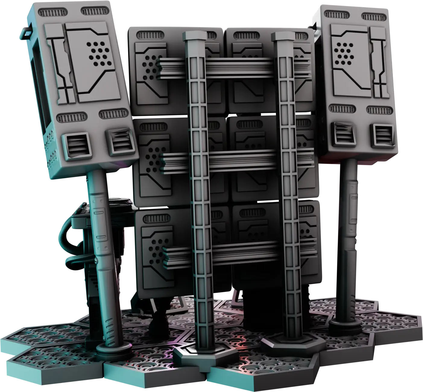 Alessandro Di Cesare - Chroma City - Lumi, Melodic Muse - 100mm Pin Up/Figure/Model/Diorama - Helios3DPrinting