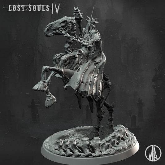 Monolith Arts - Lost Souls IV - Lurking Spirit Rider - DnD/TTRPG Figure/Miniature