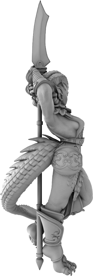 Jugglers Miniatures - Dragonborn Bard #3 - DnD/TTRPG/Roleplaying/Wargames