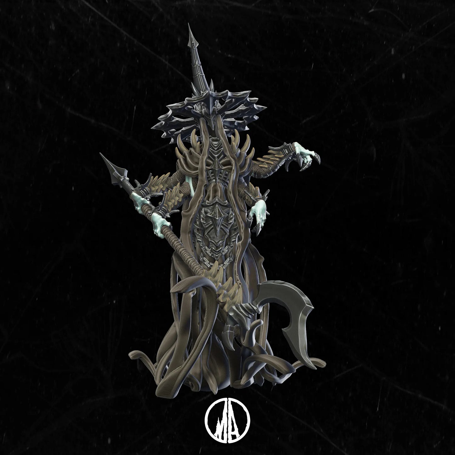 Monolith Arts - Lost Souls II - Mad Wizard - DnD/TTRPG Figure/Miniature