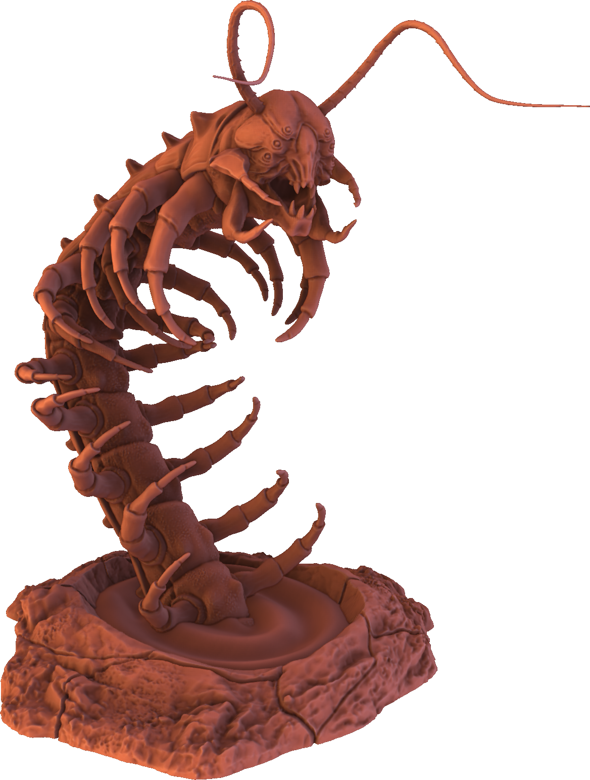 SRS Studios - Scaldera - Magma Centipede - DnD/TTRPG/Roleplaying/Wargames